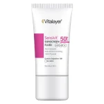 فلوئید ضد آفتاب بی رنگ SPF50 پوست حساس ویتالیر 50 میلی لیتر